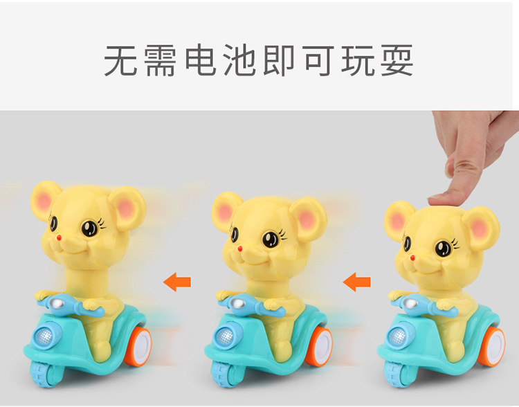 Internet Celebrity Children's Inertia Engineering Car Toys Cartoon Train Beating Doll Inertial Engineering car