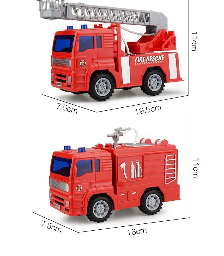 Children's Large Fire Truck Toy Car Water Spray Inertia Engineering Car Aerial Ladder Truck Fire Truck Boy Toy Car Children's Large Fire Truck Toy Car Water Spray Inertia Engineering Car Aerial Ladder Truck Fire Truck Boy Toy Car
