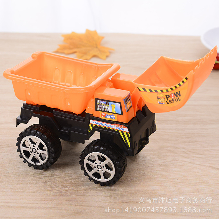 Inertial Engineering Vehicle Soil Pushing Excavator Toy Children&#039;s Car Model Creative Factory Direct Supply Stall Toy Wholesale