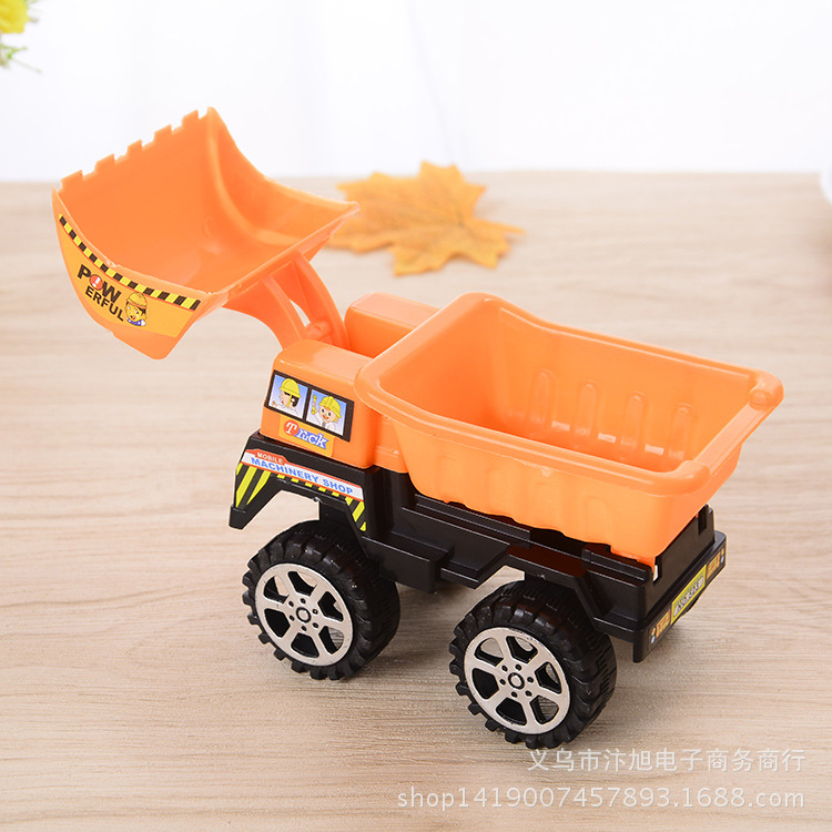 Inertial Engineering Vehicle Soil Pushing Excavator Toy Children&#039;s Car Model Creative Factory Direct Supply Stall Toy Wholesale