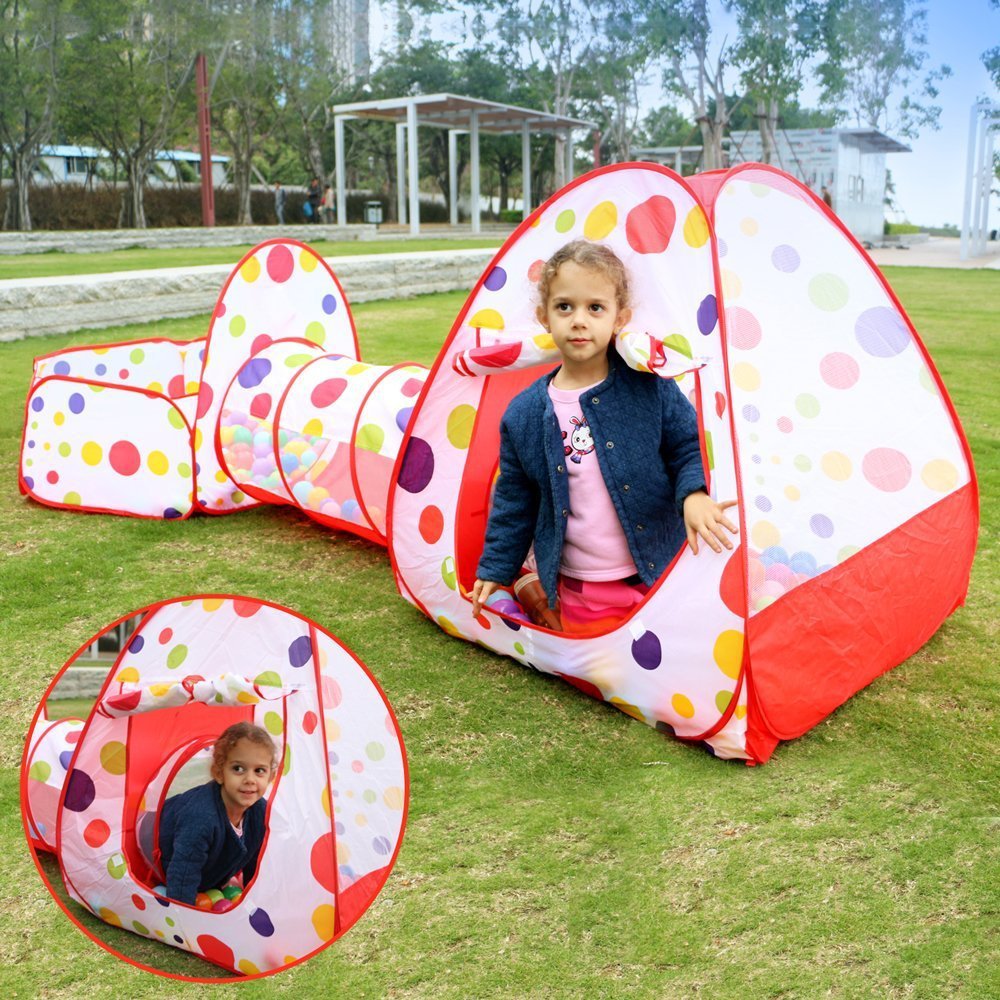 Cow Children's Tent Three-Piece Set 3 Shooting Ball Pool Crawl Tunnel Tent House Game House 03 Years Old Baby Toys Cow Children's Tent Three-Piece Set 3 Shooting Ball Pool Crawl Tunnel Tent House Game House 03 Years Old Baby Toys