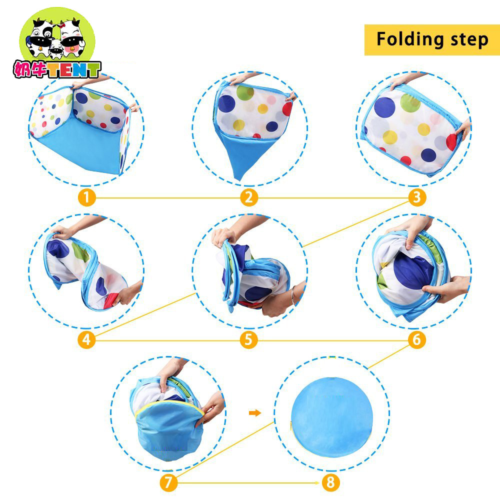 Cow Children's Tent Three-Piece Set 3 Shooting Ball Pool Crawl Tunnel Tent House Game House 03 Years Old Baby Toys Cow Children's Tent Three-Piece Set 3 Shooting Ball Pool Crawl Tunnel Tent House Game House 03 Years Old Baby Toys