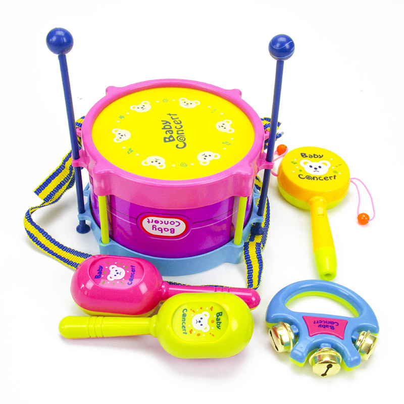 Infants Baby Toys Boys and Girls Hand Drum Baby Playing Musical Instrument Toys Wholesale