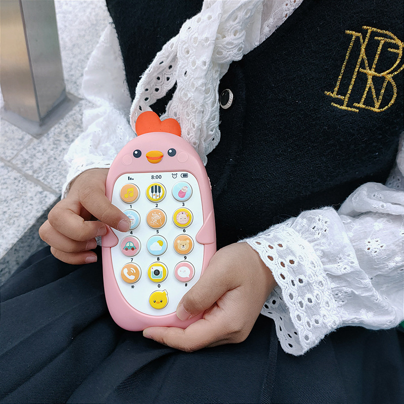 Children's Early Education Bilingual Mobile Phone Baby Toys 0-1 Years Old Baby Biteable Music Story Gifts for Boys and Girls Stall Children's Early Education Bilingual Mobile Phone Baby Toys 0-1 Years Old Baby Biteable Music Story Gifts for Boys and Girls Stall