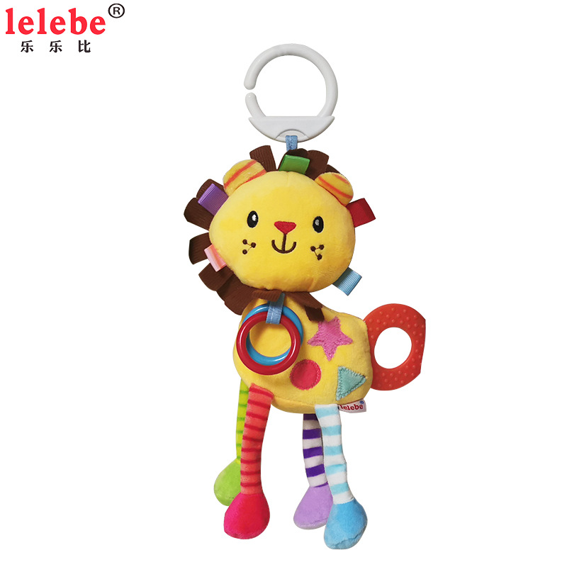 Lelebe New Multi-Functional Popular Animal Pendant Car Hanging Teether Rattle Baby Toys 0-3 Years Old Puzzle