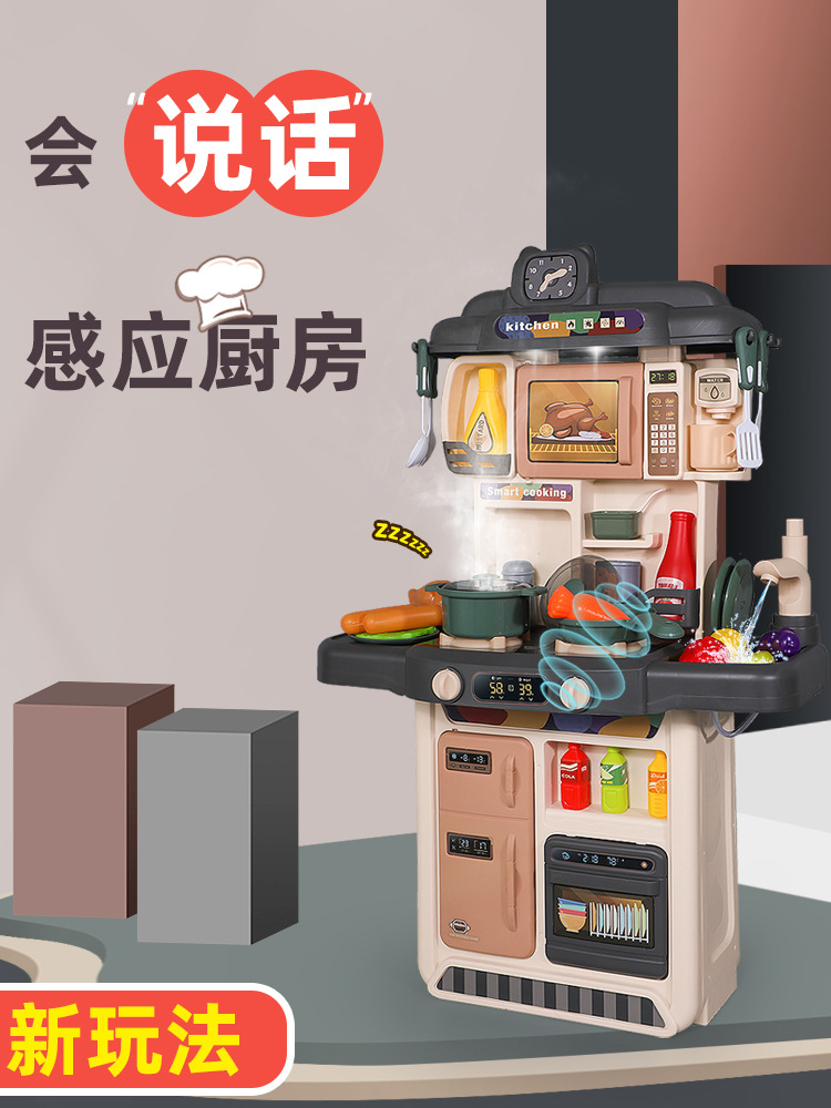 Children Play House Kitchen Microwave Oven Dishwasher Small Appliances Juicer Washing Machine Baby Toys Boys and Girls Children Play House Kitchen Microwave Oven Dishwasher Small Appliances Juicer Washing Machine Baby Toys Boys and Girls