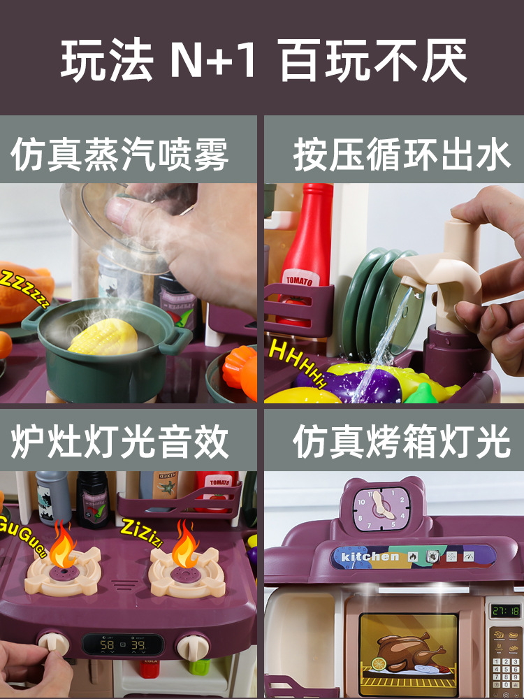 Children Play House Kitchen Microwave Oven Dishwasher Small Appliances Juicer Washing Machine Baby Toys Boys and Girls Children Play House Kitchen Microwave Oven Dishwasher Small Appliances Juicer Washing Machine Baby Toys Boys and Girls