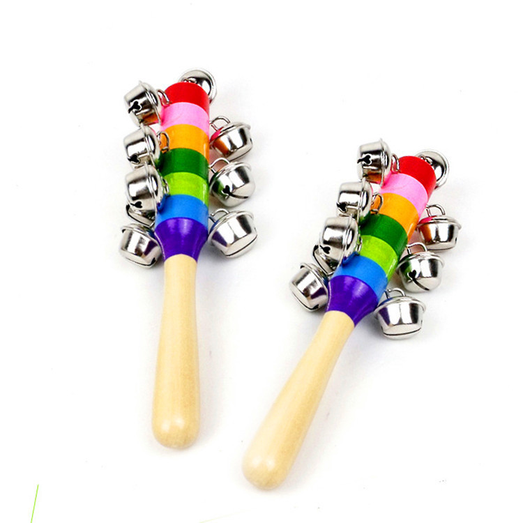 Wooden Colorful Hand Rattle Wooden Rainbow Rattle Word Hand Rattle Infant Early Baby toys Wooden Colorful Hand Rattle Wooden Rainbow Rattle Word Hand Rattle Infant Early Baby toys