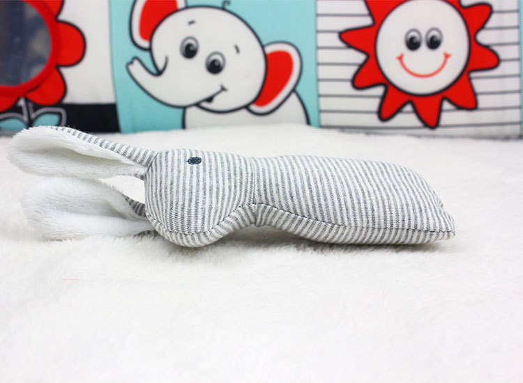 Baby toys 0 and 1 year old express rabbit clutching stick BB cuddly paper Baby plush toy Baby toys 0 and 1 year old express rabbit clutching stick BB cuddly paper Baby plush toy