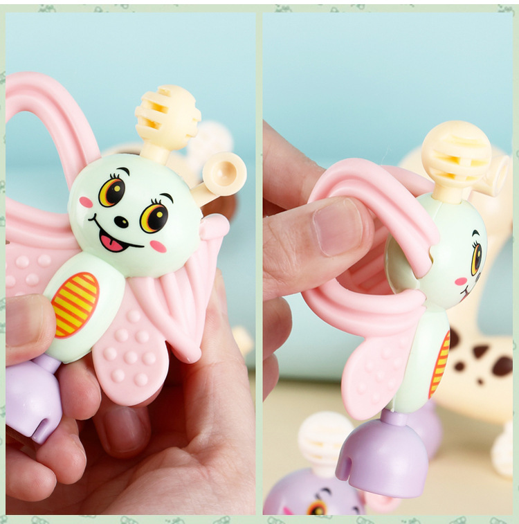 Baby's Rattle Teether Tasteless Gnawing Newborn Baby 0-1 Year Old String Bell Intelligence Boys and Girls Baby Toys Baby's Rattle Teether Tasteless Gnawing Newborn Baby 0-1 Year Old String Bell Intelligence Boys and Girls Baby Toys