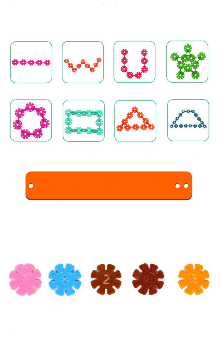 Early Education Insert Snowflake Building Blocks Box Plastic Assembling Combined Baby Toddler Intelligence Baby toys Early Education Insert Snowflake Building Blocks Box Plastic Assembling Combined Baby Toddler Intelligence Baby toys