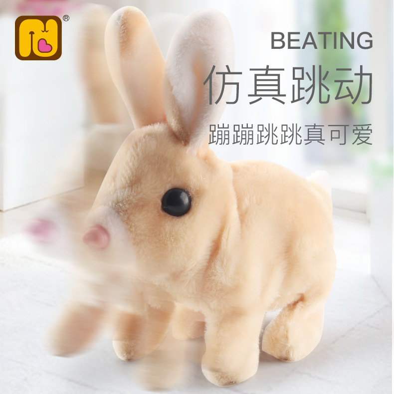 Electric Plush Simulation Bunny Play House Boys and Girls Children&#039;s Toys Norah Pet Pet Doll Set
