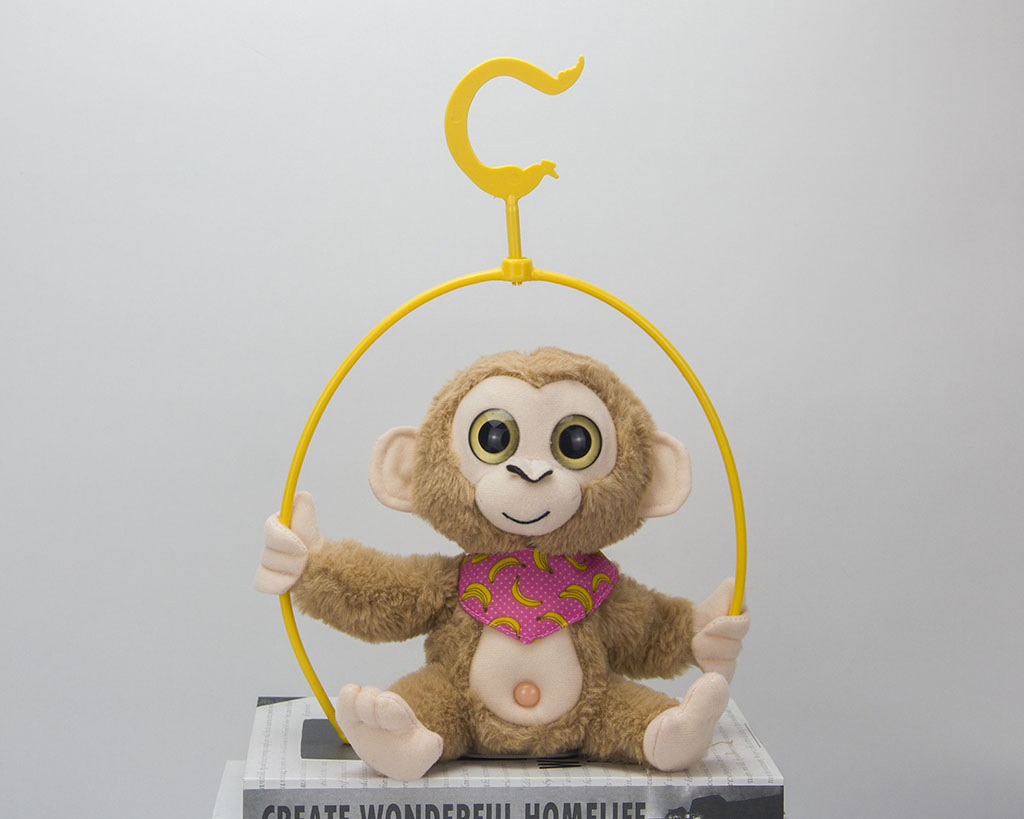 Cross-Border Electric Monkey Recording and Speaking Will Swing around Little Monkey Voice Changing Monkey Plush Toy Doll