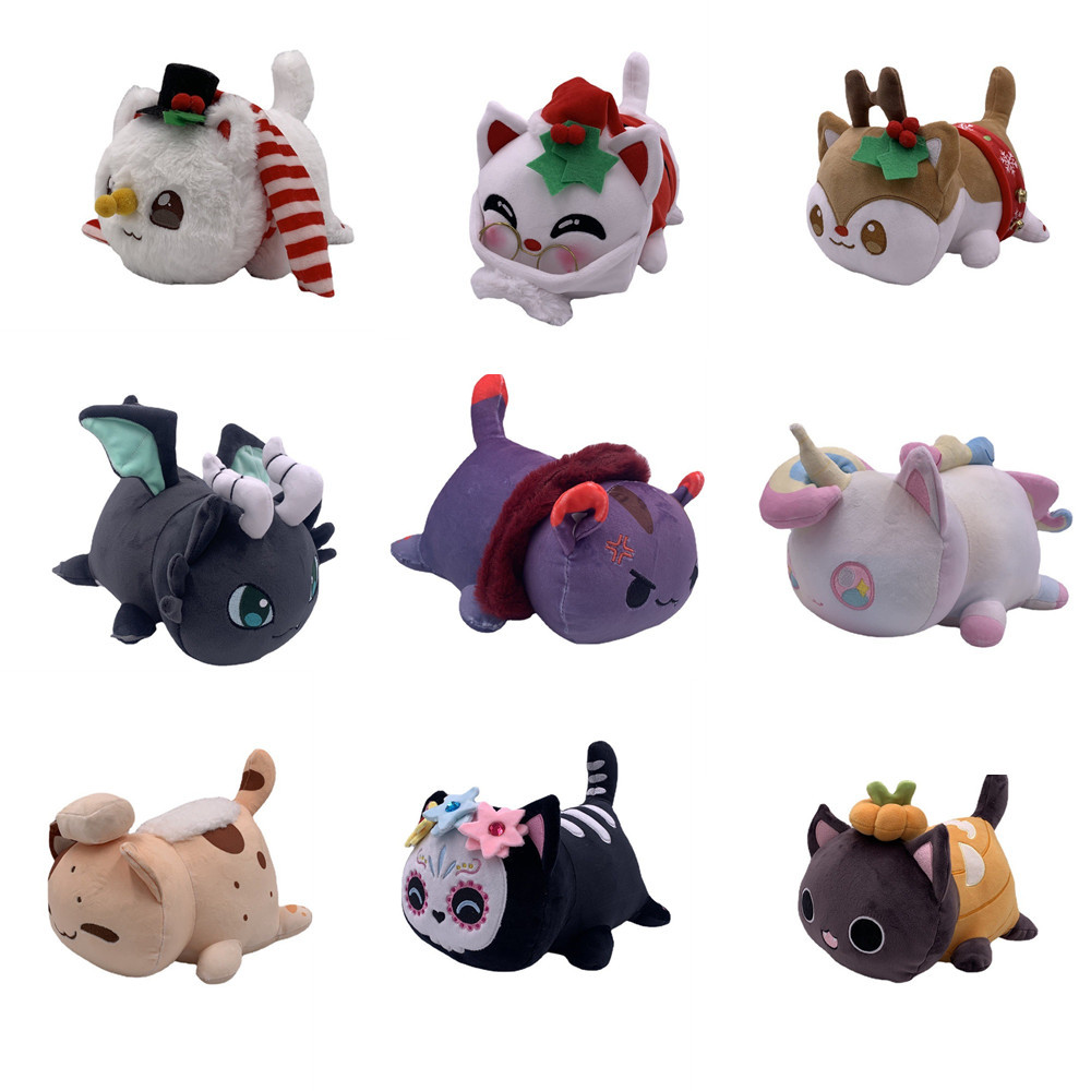 Cross-Border New Arrival Unicorn Stuffed Animal Toy Stuffed Cat Doll Skull Doll in Stock Wholesale