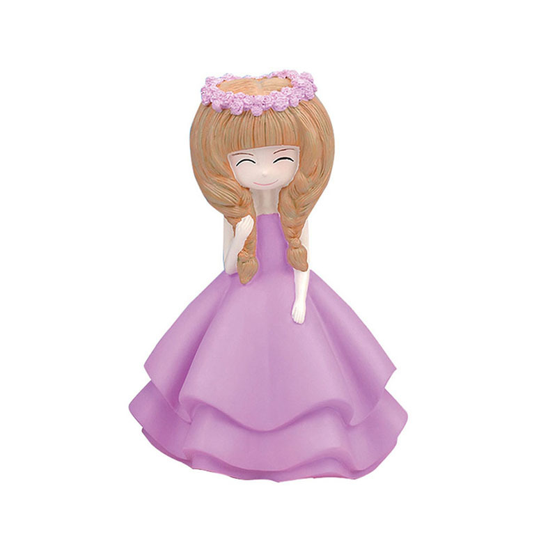 Non-Plaster Doll White Body Mold Princess Painted Vinyl White Body Children&#039;s DIY Graffiti Vinyl Coin Bank Toy