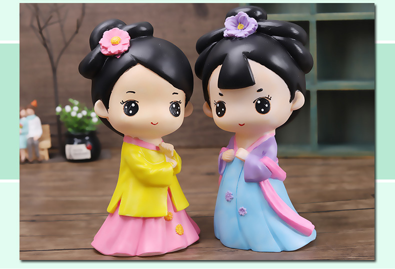 Non-Plaster Doll White Body Mold Princess Painted Vinyl White Body Children's DIY Graffiti Vinyl Coin Bank Toy