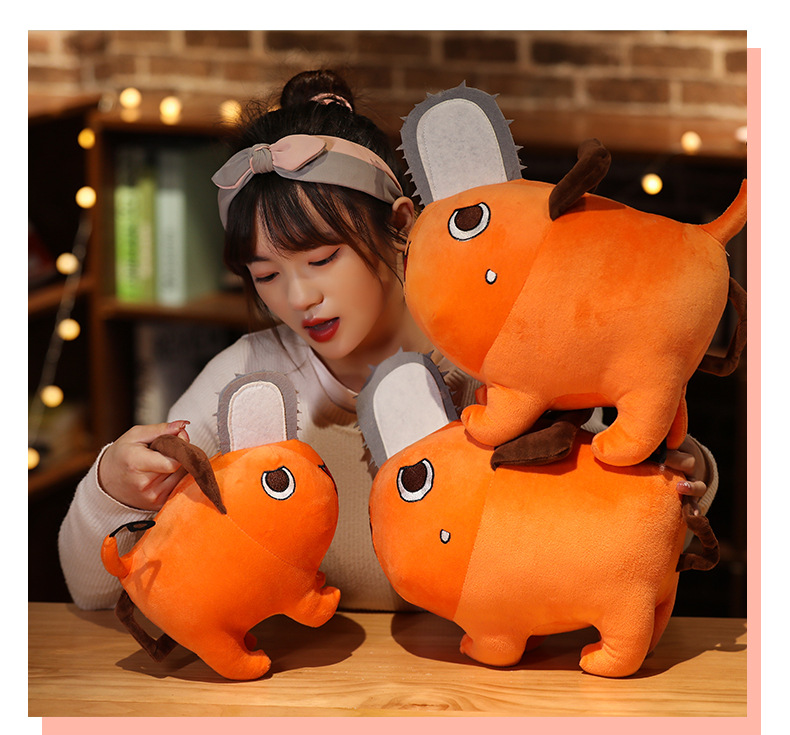 Poqita Chainsaw Devil Poqita Peripheral Plush Toy Doll Cute Cos Dog Pendant Large Doll Poqita Chainsaw Devil Poqita Peripheral Plush Toy Doll Cute Cos Dog Pendant Large Doll