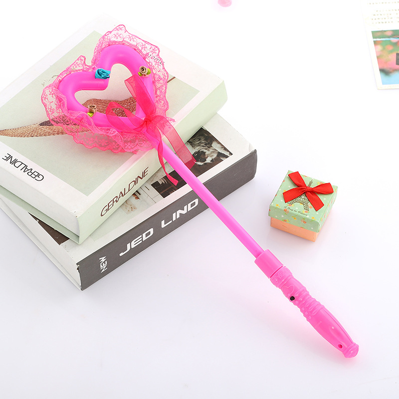 Luminous Fairy Stick Flash Fairy Wand Ball Performance Props Love Magic Lollipop Night Market Luminous Toys