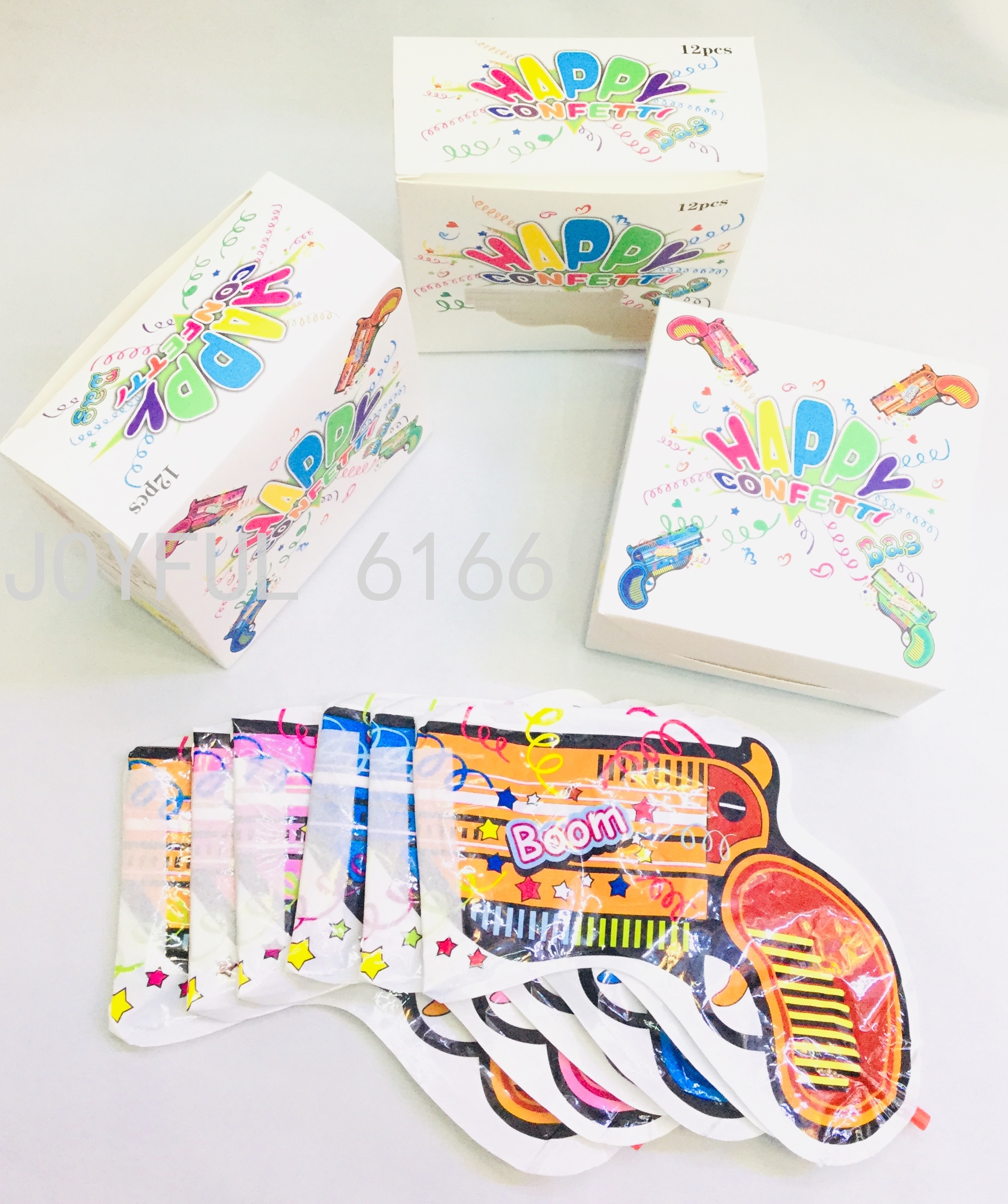 Toy Plastic Fireworks Display Small Pistol New Children Adult Birthday Party Supplies Sequins Paper Fireworks Display Gun Safety