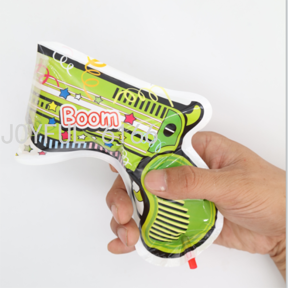 Toy Plastic Fireworks Display Small Pistol New Children Adult Birthday Party Supplies Sequins Paper Fireworks Display Gun Safety