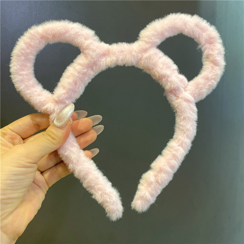 Korean Style Little Bear Flowers Hairpin Headband Female Online Influencer Fairy Outer Wear Face Wash Hair Band Students All-Match Photo Prop Headdress Korean Style Little Bear Flowers Hairpin Headband Female Online Influencer Fairy Outer Wear Face Wash Hair Band Students All-Match Photo Prop Headdress
