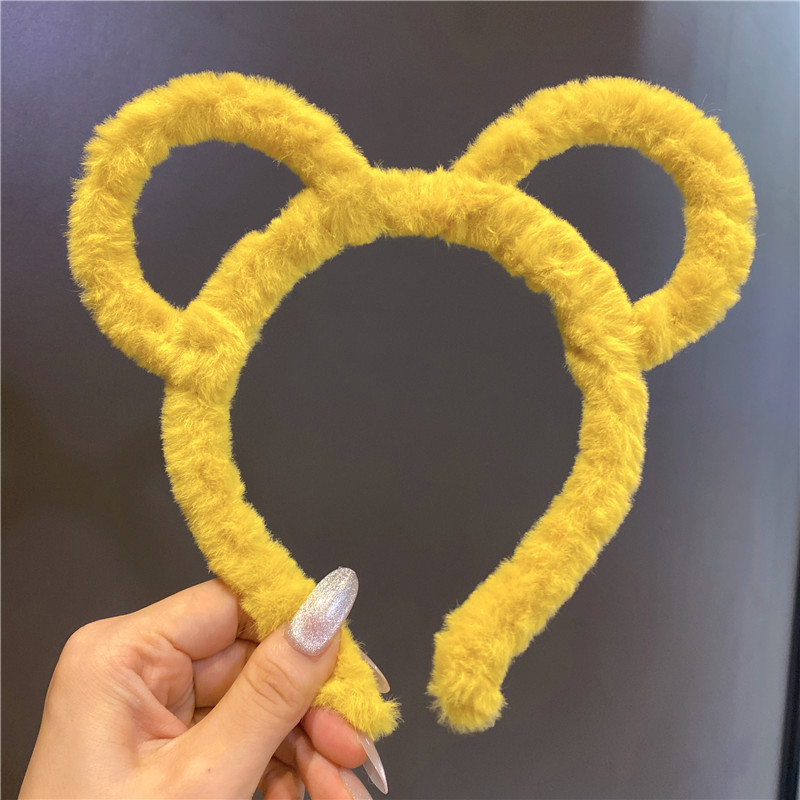 Korean Style Little Bear Flowers Hairpin Headband Female Online Influencer Fairy Outer Wear Face Wash Hair Band Students All-Match Photo Prop Headdress Korean Style Little Bear Flowers Hairpin Headband Female Online Influencer Fairy Outer Wear Face Wash Hair Band Students All-Match Photo Prop Headdress