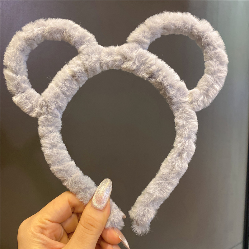 Korean Style Little Bear Flowers Hairpin Headband Female Online Influencer Fairy Outer Wear Face Wash Hair Band Students All-Match Photo Prop Headdress Korean Style Little Bear Flowers Hairpin Headband Female Online Influencer Fairy Outer Wear Face Wash Hair Band Students All-Match Photo Prop Headdress
