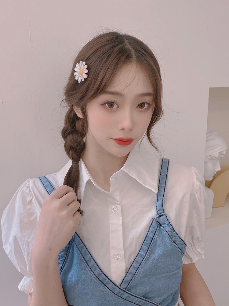 INS Girl Mori Super Fairy Crystal Flowers Hairpin South Korea Simple Hair Clip Internet Celebrity Bang Side Clip Top Clip Headdress INS Girl Mori Super Fairy Crystal Flowers Hairpin South Korea Simple Hair Clip Internet Celebrity Bang Side Clip Top Clip Headdress