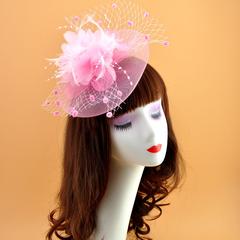 European and American Feather Headwear Headdress Flower Bride Net Yarn Flowers Barrettes Top Hat Hair Accessories Amazon Head Accessories European and American Feather Headwear Headdress Flower Bride Net Yarn Flowers Barrettes Top Hat Hair Accessories Amazon Head Accessories
