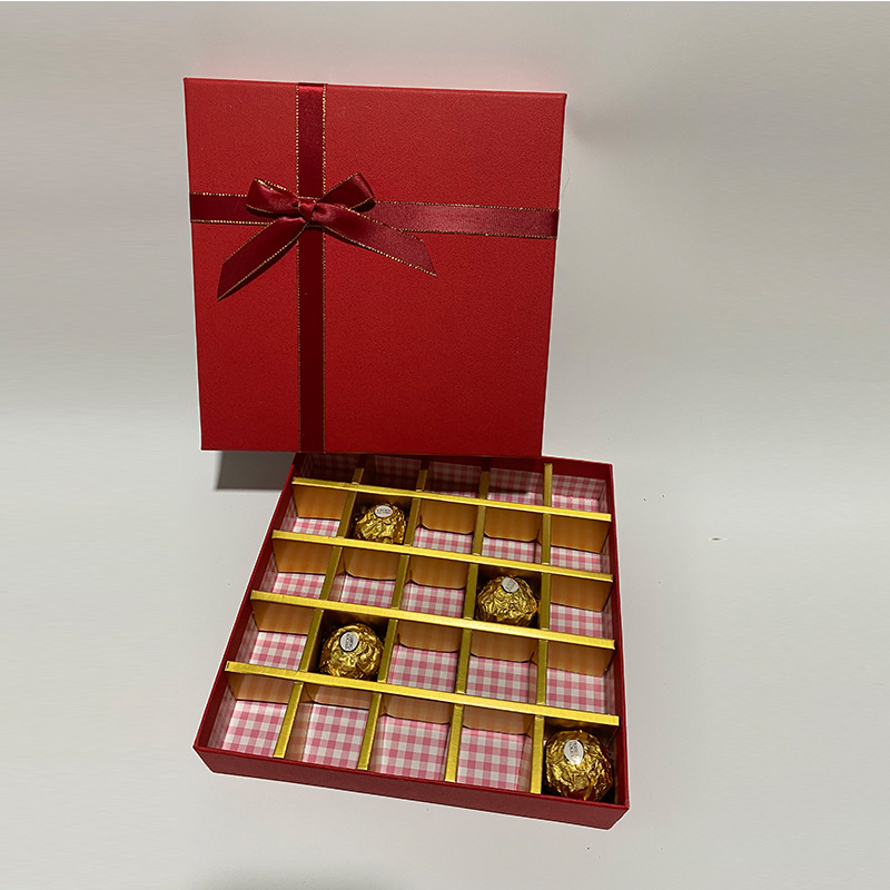 DIY Chocolate Packing Box 6 Grid 9 Grid Thickened Gift Box Valentine&#039;s Day Gift Paper Box Holiday Candy Box Jewelry Box