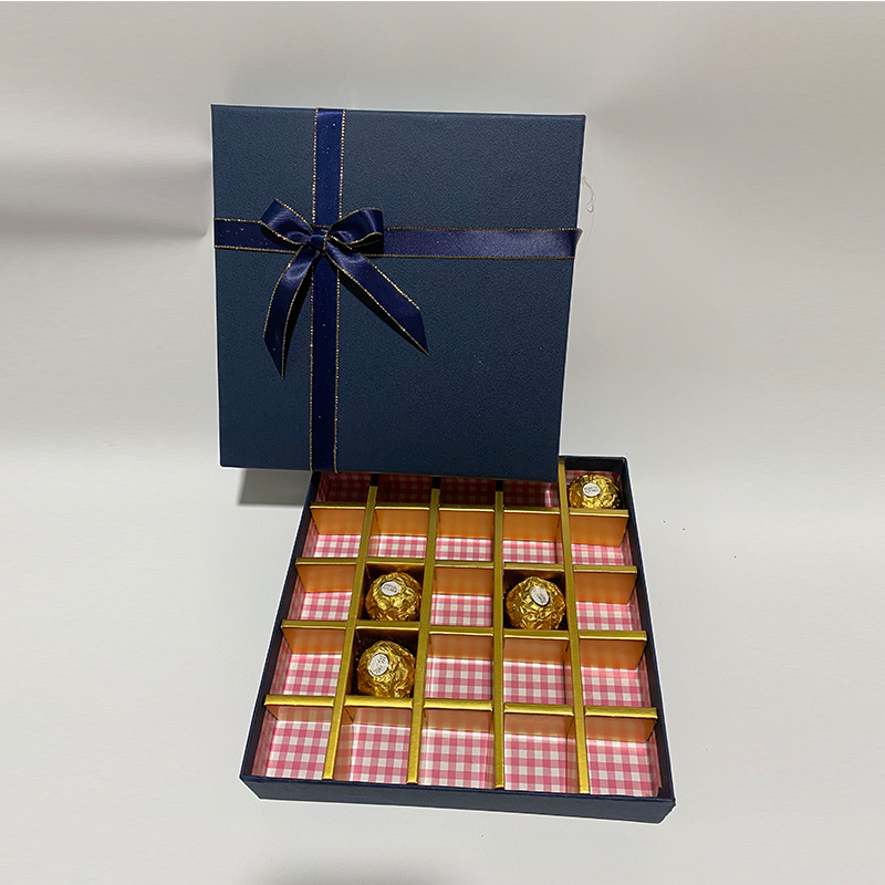 DIY Chocolate Packing Box 6 Grid 9 Grid Thickened Gift Box Valentine&#039;s Day Gift Paper Box Holiday Candy Box Jewelry Box