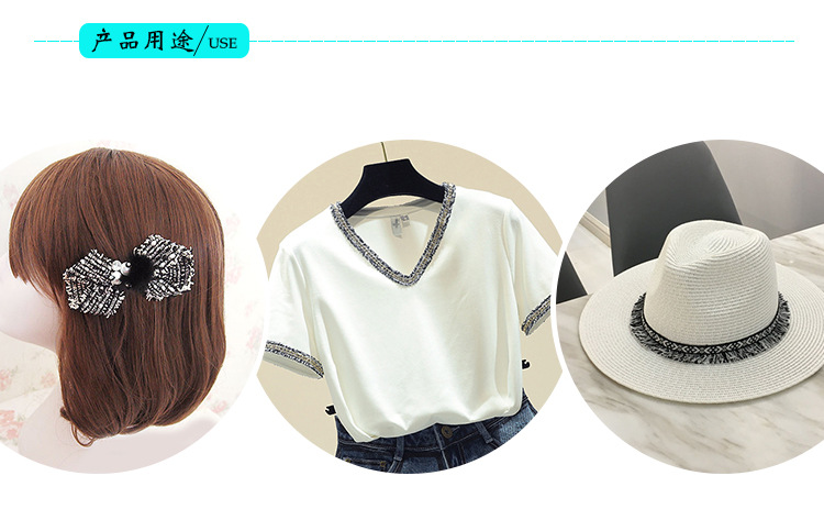 Ribbons  Environmental Protection Chanel-Style Gold and Silver Silk Lace Clothing Accessories Ethnic Style Lace Ribbon