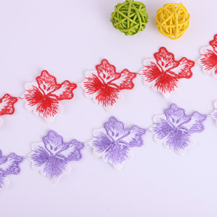 Ribbons  Environmental Protection Chanel-Style Gold and Silver Silk Lace Clothing Accessories Ethnic Style Lace Ribbon