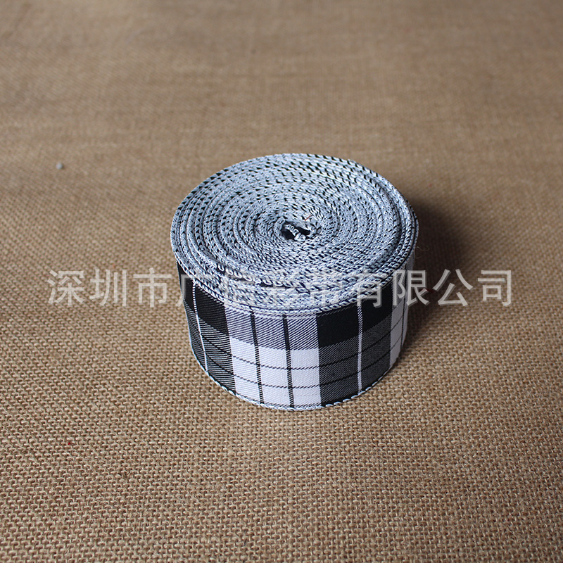 Guangxin Ribbon Plaid Ribbon Imitation Linen Ribbon Thanksgiving Ribbons Guangxin Ribbon Plaid Ribbon Imitation Linen Ribbon Thanksgiving Ribbons