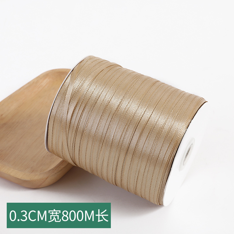 Champagne Gold Packing Ribbon Bow Ribbon Dacron Ribbon Ribbon Jacquard Net Tape Car Ribbons