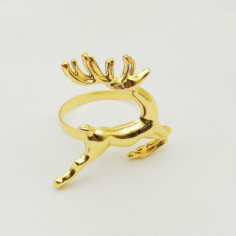 Hotel Christmas deer gets ring metal rings ring wholesale