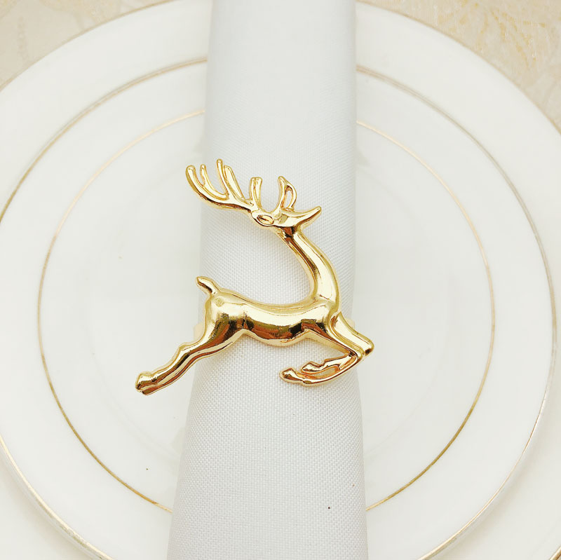 Hotel Christmas deer gets ring metal rings ring wholesale Hotel Christmas deer gets ring metal rings ring wholesale