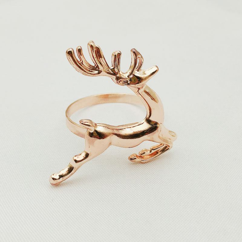 Hotel Christmas deer gets ring metal rings ring wholesale Hotel Christmas deer gets ring metal rings ring wholesale