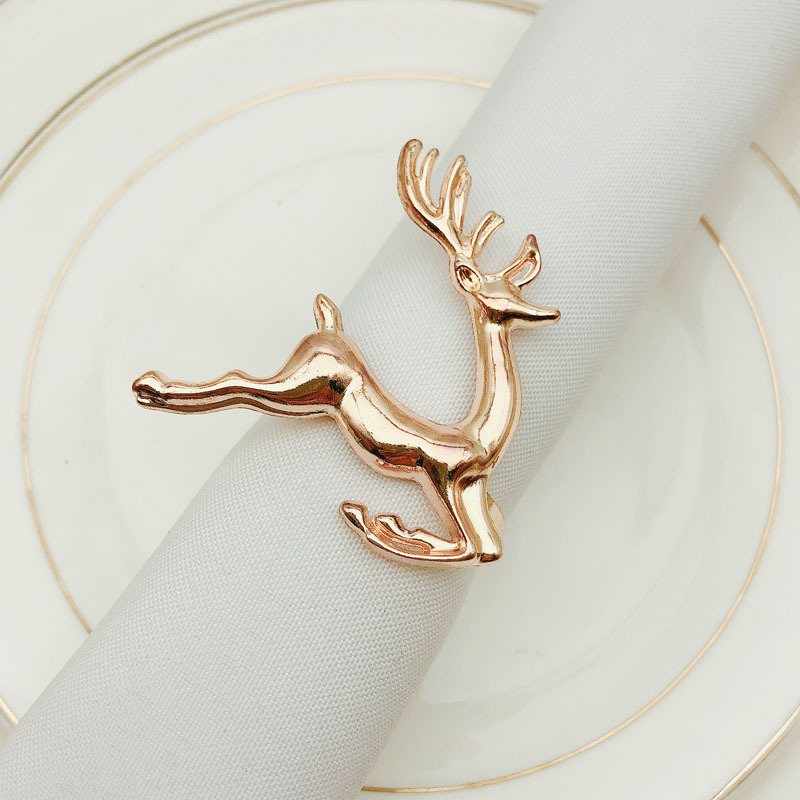 Hotel Christmas deer gets ring metal rings ring wholesale Hotel Christmas deer gets ring metal rings ring wholesale