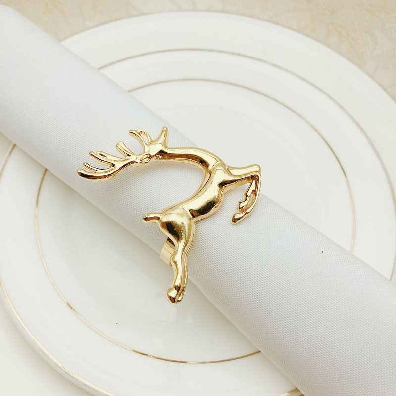 Hotel Christmas deer gets ring metal rings ring wholesale Hotel Christmas deer gets ring metal rings ring wholesale
