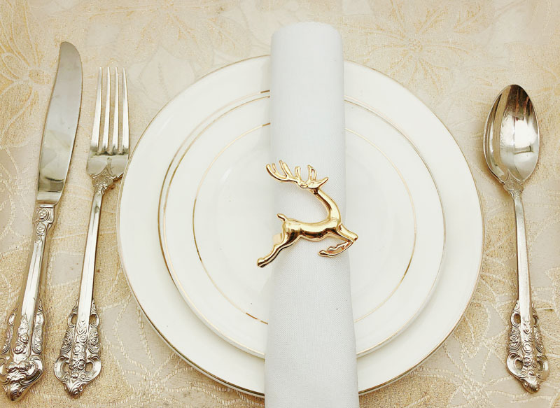 Hotel Christmas deer gets ring metal rings ring wholesale Hotel Christmas deer gets ring metal rings ring wholesale