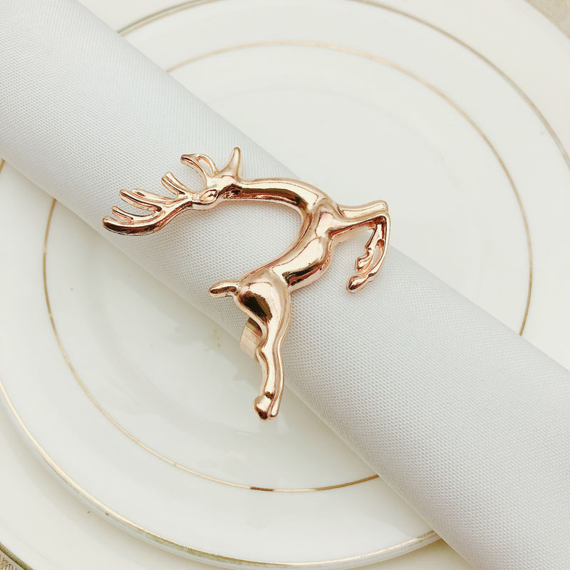 Hotel Christmas deer gets ring metal rings ring wholesale Hotel Christmas deer gets ring metal rings ring wholesale