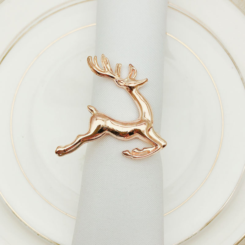 Hotel Christmas deer gets ring metal rings ring wholesale Hotel Christmas deer gets ring metal rings ring wholesale