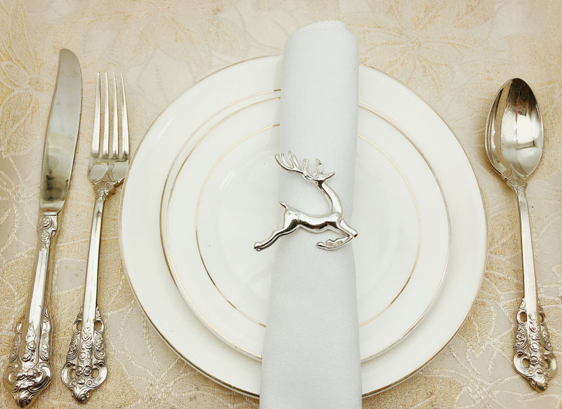 Hotel Christmas deer gets ring metal rings ring wholesale Hotel Christmas deer gets ring metal rings ring wholesale