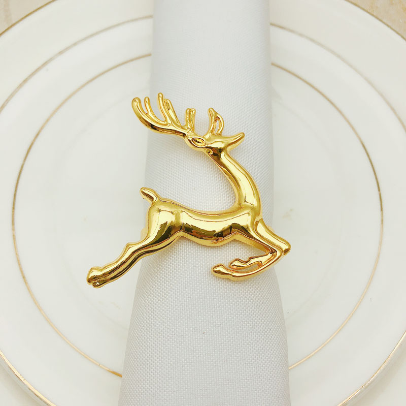 Hotel Christmas deer gets ring metal rings ring wholesale Hotel Christmas deer gets ring metal rings ring wholesale