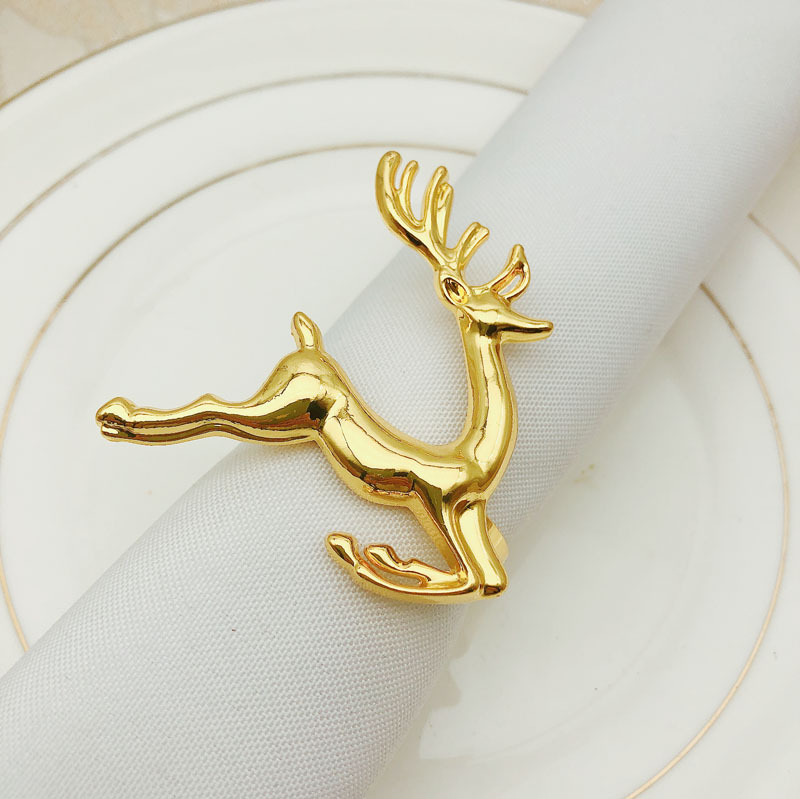 Hotel Christmas deer gets ring metal rings ring wholesale Hotel Christmas deer gets ring metal rings ring wholesale