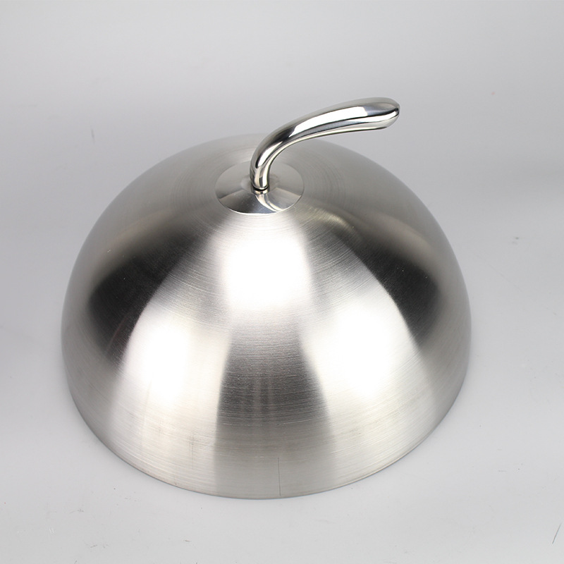 Steak Cover Barbecue Machine Cover Oil Proof Cover Dish Cover round Food Cover Dinner Food Spherical Cover NonMagnetic