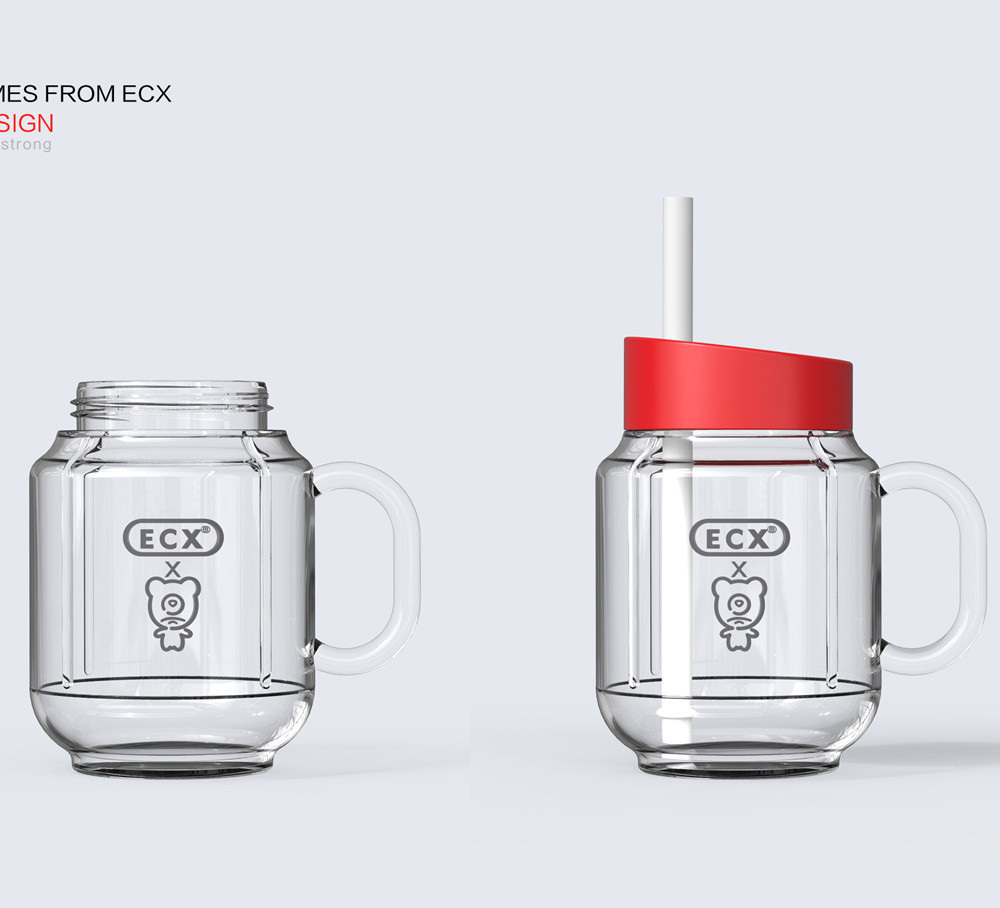Authentic BEDDYBEAR ECX Juicer Retro Automatic Household Portable Juice Food Mixer Fruit Bumper Machine