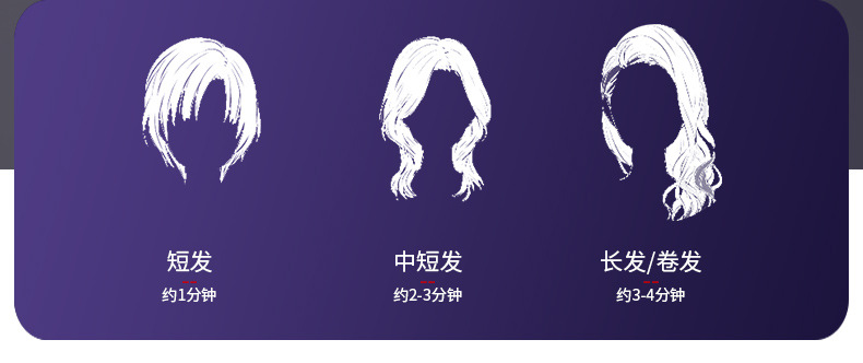 Internet Celebrity T-Type Hammer Household Electric Blower Heating and Cooling Air Red Gradient Portable Hair Dryer Blue Light Anion Generation Factory