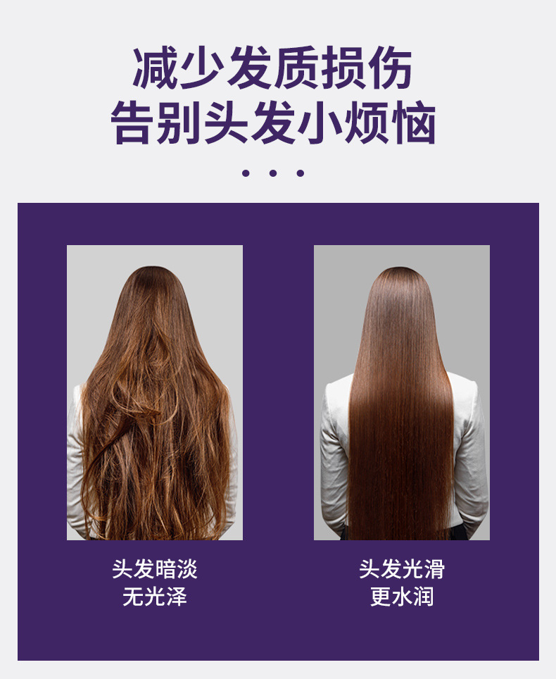 Internet Celebrity T-Type Hammer Household Electric Blower Heating and Cooling Air Red Gradient Portable Hair Dryer Blue Light Anion Generation Factory